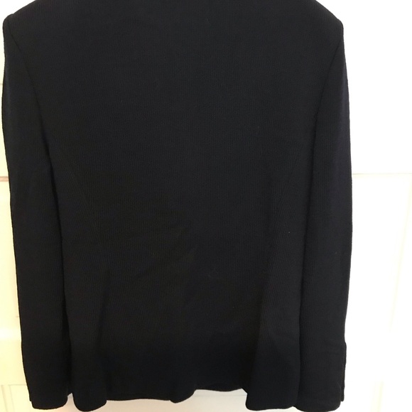 Vintage St John Dark Blue 3-Piece Suit Jacket & Skirt & Cami Sz 6 & 10 See Note - Picture 8 of 15